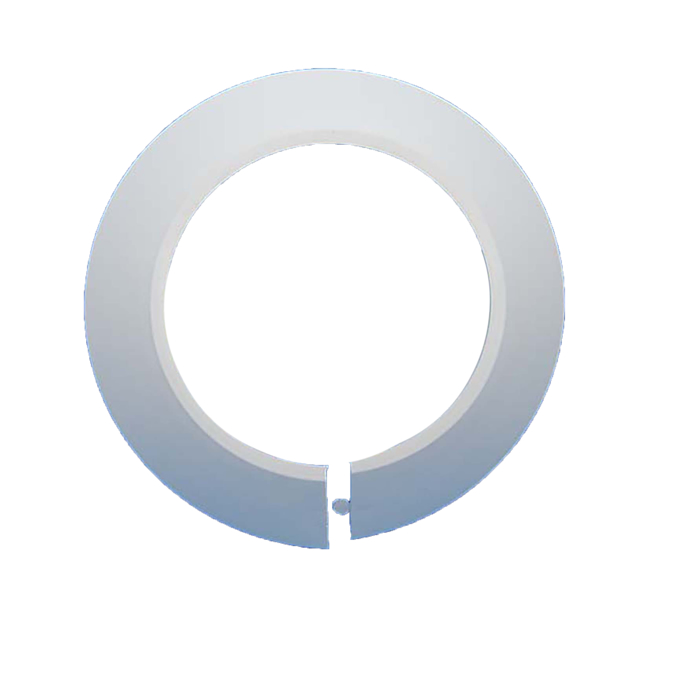 Slika Cevna rozetna Ø2" bela za čelične cevi